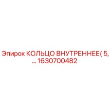 1630700482 КОЛЬЦО ВНУТРЕННЕЕ (5) Эпирок