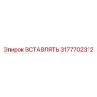 3177702312 ВСТАВЛЯТЬ Эпирок