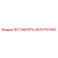 5570797400 ВСТАВЛЯТЬ Эпирок (Epiroc)