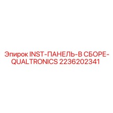 2236202341 INST-ПАНЕЛЬ-В СБОРЕ-QUALTRONICS Epiroc