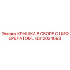 GS12024698 КРЫШКА В СБОРЕ С ЦИФЕРБЛАТОМ Epiroc