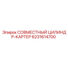 6231614700 СОВМЕСТНЫЙ ЦИЛИНДР-КАРТЕР Epiroc