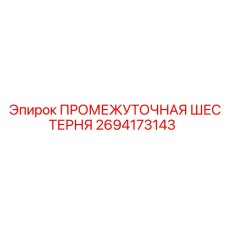2694173143 ПРОМЕЖУТОЧНАЯ ШЕСТЕРНЯ Epiroc