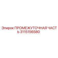 3115156580 - ПРОМЕЖУТОЧНАЯ ЧАСТЬ (Epiroc)