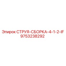 9753238292 СТРУЯ-СБОРКА-4-1-2-IF Epiroc
