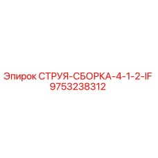 9753238312 СТРУЯ-СБОРКА-4-1-2-IF Epiroc