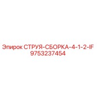 9753237454 СТРУЯ-СБОРКА-4-1-2-IF Epiroc