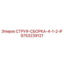 9753239121 СТРУЯ-СБОРКА-4-1-2-IF Epiroc
