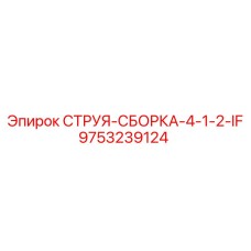 9753239124 СТРУЯ-СБОРКА-4-1-2-IF Epiroc