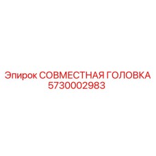 5730002983 СОВМЕСТНАЯ ГОЛОВКА - Epiroc