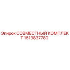 1613837780 СОВМЕСТНЫЙ КОМПЛЕКТ Epiroc