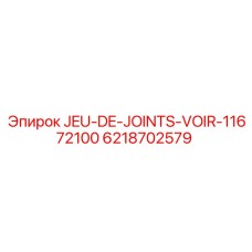 6218702579 JEU-DE-JOINTS-VOIR-11672100 Epiroc