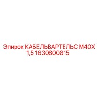 1630800815 КАБЕЛЬВАРТЕЛЬС M40X1,5 Epiroc