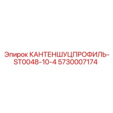 5730007174 КАНТЕНШУЦПРОФИЛЬ-ST0048-10-4 Epiroc