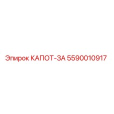 5590010917 КАПОТ-ЗА Epiroc