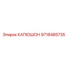 9718485735 КАПЮШОН Epiroc