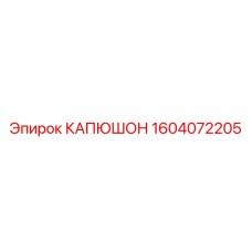 1604072205 КАПЮШОН Epiroc