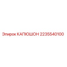2235540100 КАПЮШОН Epiroc