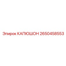 2650458553 КАПЮШОН Epiroc