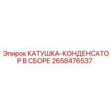 2658476537 КАТУШКА-КОНДЕНСАТОР В СБОРЕ Epiroc