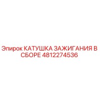 4812274536 КАТУШКА ЗАЖИГАНИЯ В СБОРЕ Epiroc