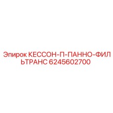 6245602700 КЕССОН-П-ПАННО-ФИЛЬТРАНС Epiroc