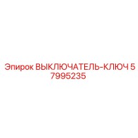 57995235 ВЫКЛЮЧАТЕЛЬ-КЛЮЧ Epiroc