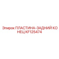 KF125474 ПЛАСТИНА-ЗАДНИЙ КОНЕЦ Epiroc