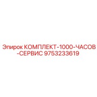 9753233619 КОМПЛЕКТ 1000 ЧАСОВ СЕРВИС Epiroc