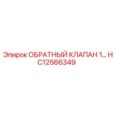 HC12566349 ОБРАТНЫЙ КЛАПАН 1… Epiroc