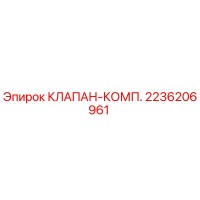 2236206961 КЛАПАН-КОМП. Epiroc