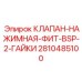 Клапан-нажимная-фит-BSP-2-гайки 2810485100 Epiroc