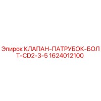 1624012100 КЛАПАН-ПАТРУБОК-БОЛТ-CD2-3-5 Epiroc