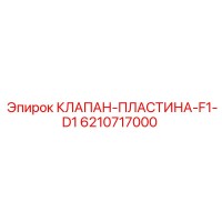 6210717000 КЛАПАН ПЛАСТИНА F1-D1 Epiroc