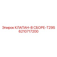 6210717200 КЛАПАН В СБОРЕ T29S Epiroc