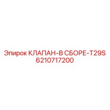 Сборный клапан Epiroc T29S артикул 6210717200