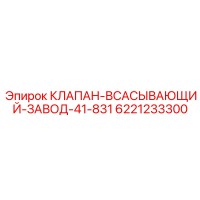 6221233300 КЛАПАН-ВСАСЫВАЮЩИЙ-ЗАВОД-41-831 Epiroc