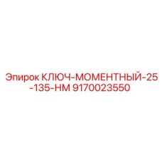 9170023550 КЛЮЧ-МОМЕНТНЫЙ-25-135-НМ Epiroc
