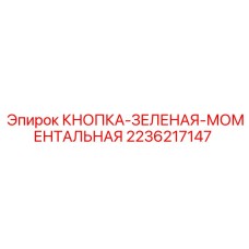 2236217147 КНОПКА-ЗЕЛЕНАЯ-МОМЕНТАЛЬНАЯ Epiroc