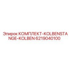 6219040100 КОМПЛЕКТ-KOLBENSTANGE-KOLBEN Epiroc