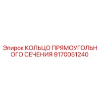 9170051240 КОЛЬЦО ПРЯМОУГОЛЬНОГО СЕЧЕНИЯ Epiroc