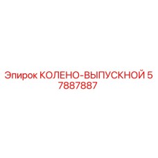 57887887 КОЛЕНО-ВЫПУСКНОЙ Epiroc