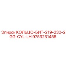 9753231456 КОЛЬЦО-БИТ-219-230-2GG-CYL-LH Epiroc