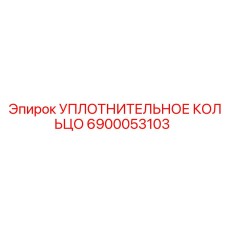 6900053103 УПЛОТНИТЕЛЬНОЕ КОЛЬЦО Epiroc