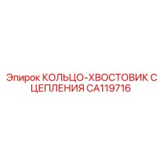 CA119716 КОЛЬЦО-ХВОСТОВИК СЦЕПЛЕНИЯ Epiroc