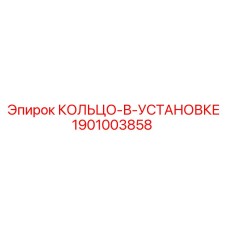 1901003858 КОЛЬЦО-В-УСТАНОВКЕ Epiroc
