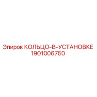 1901006750 КОЛЬЦО-В-УСТАНОВКЕ Epiroc