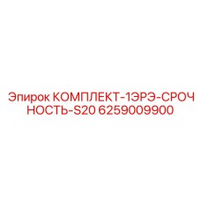6259009900 КОМПЛЕКТ-1ЭРЭ-СРОЧНОСТЬ-S20 Epiroc