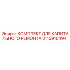 3115916494 КОМПЛЕКТ ДЛЯ КАПИТАЛЬНОГО РЕМОНТА Epiroc