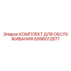 Сервисный комплект Epiroc 6996012877